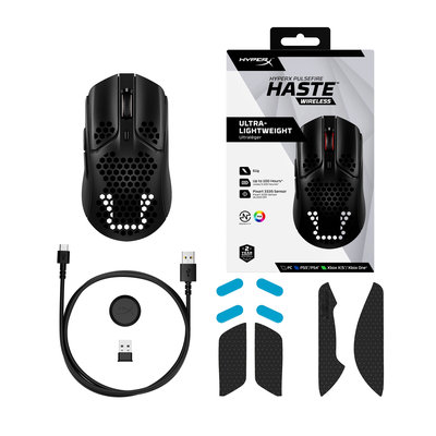 HyperX Pulsefire Haste - Wireless Gaming Mouse (Black) (4P5D7AA)