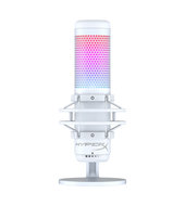 HyperX QuadCast S - USB Microphone (White) - RGB Lighting (519P0AA)