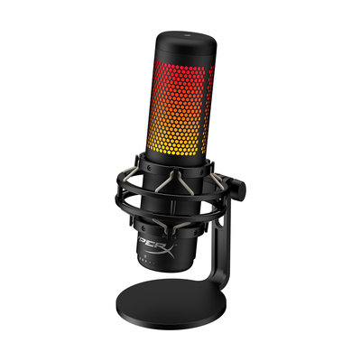 HyperX QuadCast S - USB Microphone (Black-Grey) - RGB Lighting (4P5P7AA)