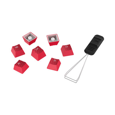 HyperX Rubber Keycaps - Gaming Accessory Kit - Red (US Layout) (519T6AA)