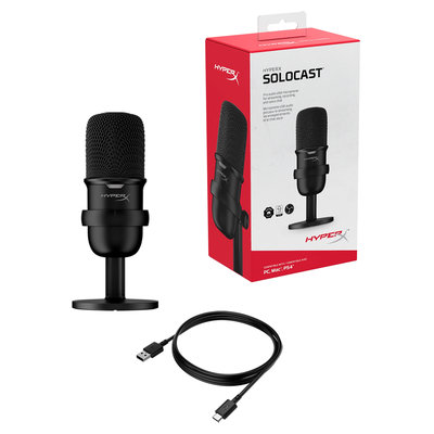 HyperX SoloCast - USB Microphone (Black) (4P5P8AA)