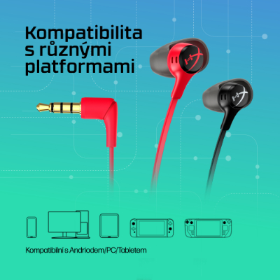 HyperX Cloud Earbuds II (Red)