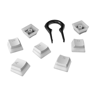 HyperX Pudding Keycaps -&nbsp;Full Key Set -&nbsp;PBT -&nbsp;White (4P5P5AA)