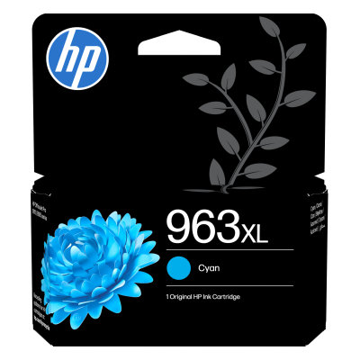 Inkoustová kazeta HP 963XL azurová (3JA27AE)