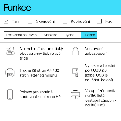 Hlavní přednosti