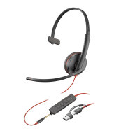 Poly Blackwire 3215 USB-C/A + 3,5 mm jack (8X227AA)