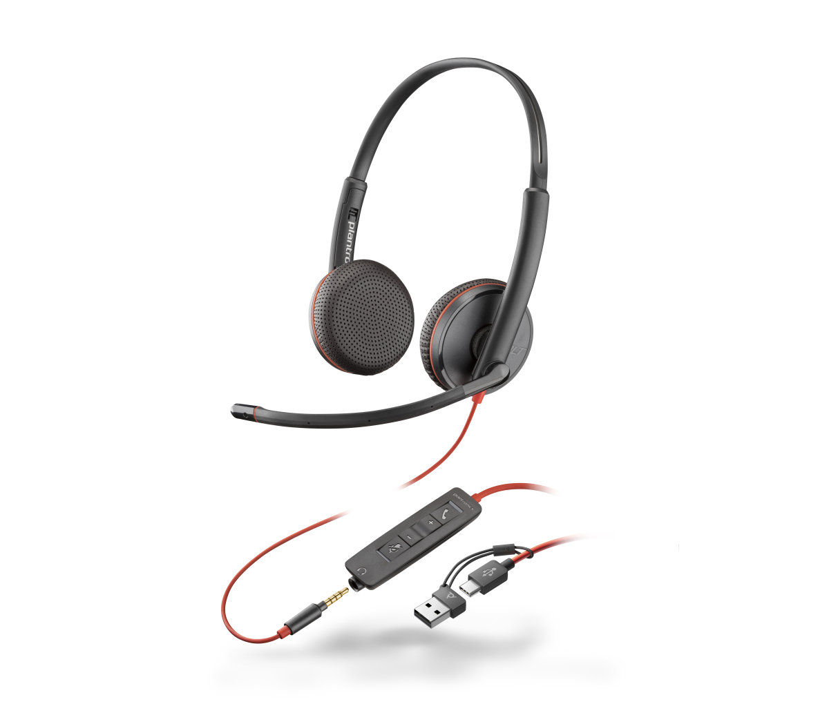 Poly Blackwire 3225 USB-C/A + 3,5 mm jack (8X229AA)