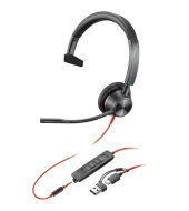 Poly Blackwire 3315 USB-C/A + 3,5 mm jack (8X217AA)