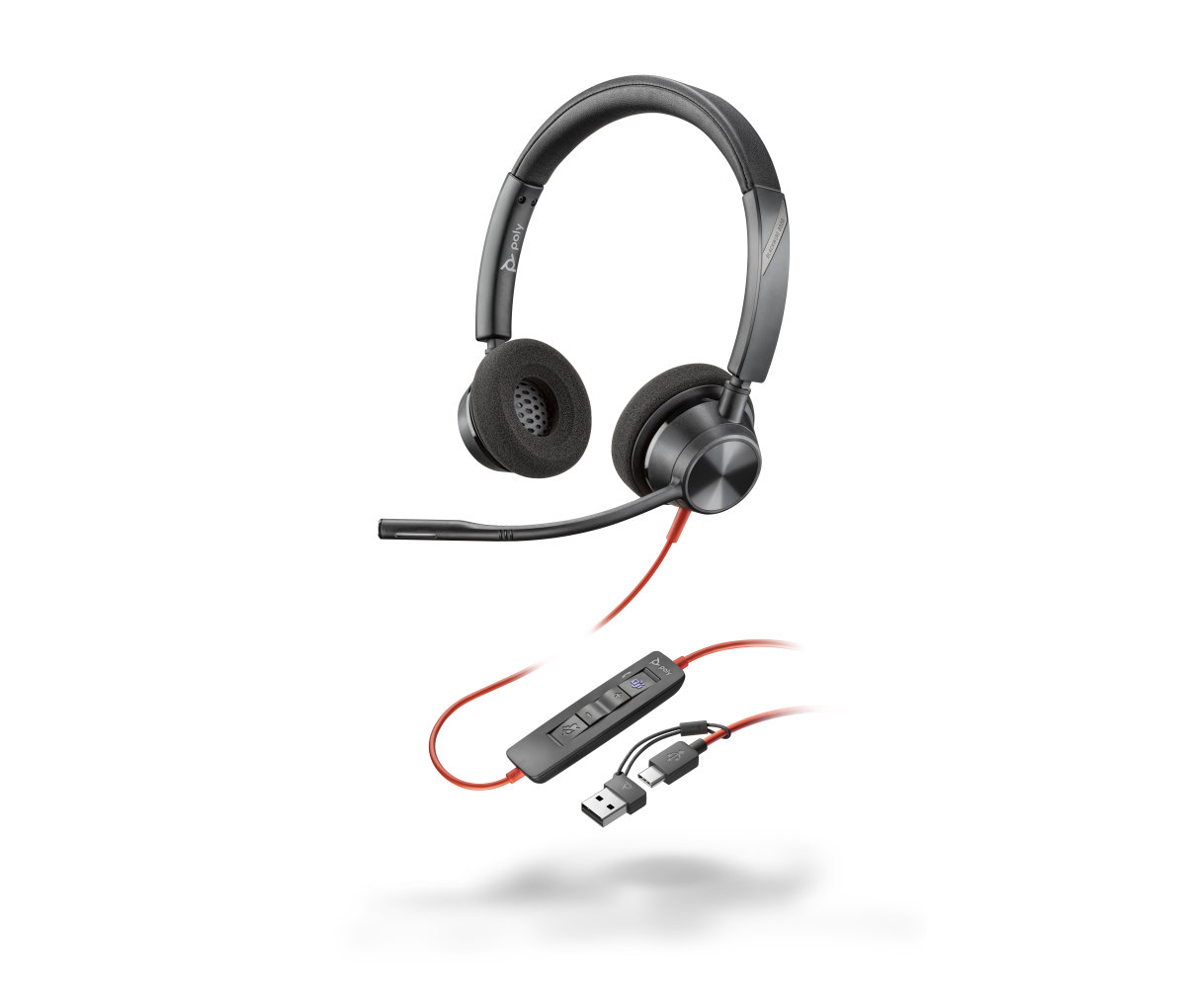 Poly Blackwire 3320 MS USB-C/A (8X220AA)