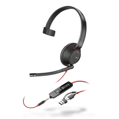 Poly Blackwire 5210 USB-C/A + 3,5 mm jack (8X230AA)