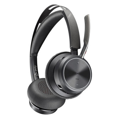 Poly Voyager Focus 2 MS USB-C-C Headset +USB-C/A Adapter +Charging Stand (9T9J6AA)