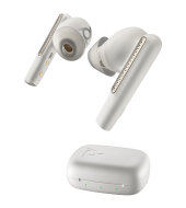 Bluetooth sluchátka Poly Voyager Free 60 White Sand + BT700 USB-A (7Y8L3AA)