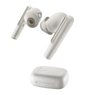 Bluetooth sluchátka Poly Voyager Free 60 White Sand + BT700 USB-C (7Y8L4AA)