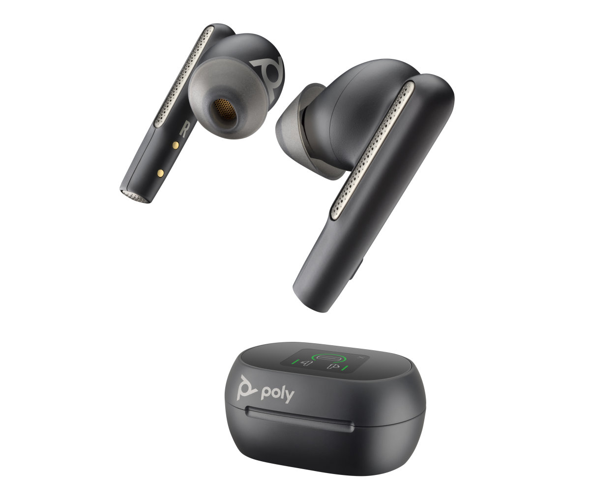 Bluetooth sluchátka Poly Voyager Free 60+ Carbon Black + BT700 USB-A (7Y8G3AA)