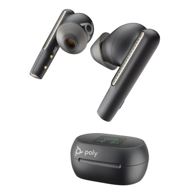 Bluetooth sluchátka Poly Voyager Free 60+ Carbon Black + BT700 USB-C (7Y8G4AA)