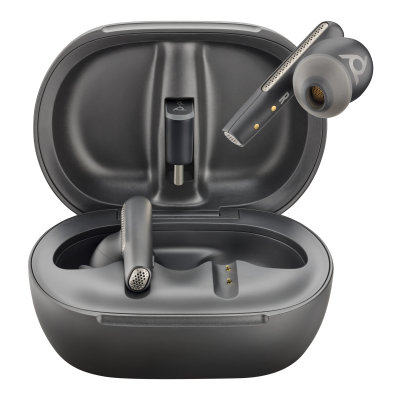 Poly Voyager Free 60+ MS Carbon Black + BT700 USB-C (7Y8H0AA)