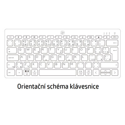 Bluetooth klávesnice HP 350 Compact Multi-Device - černá (692S8AA)