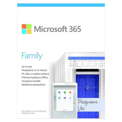 Microsoft 365 pro domácnosti CZ (6GQ-01147)