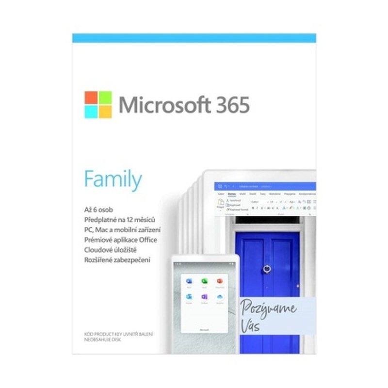 Microsoft 365 pro domácnosti CZ (6GQ-01147)