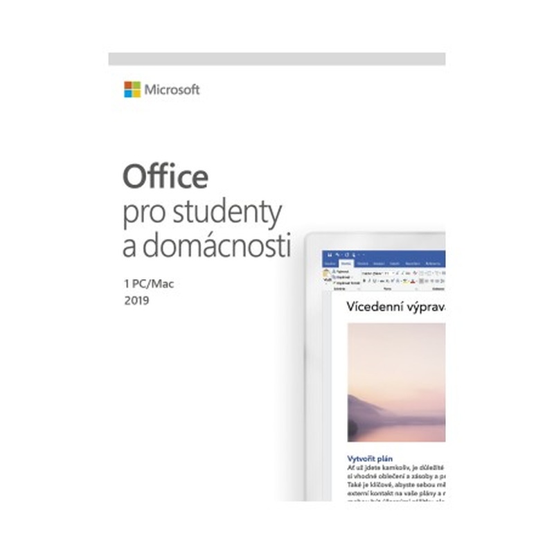 Office 2019 pro domácnosti a studenty CZ (79G-05146)