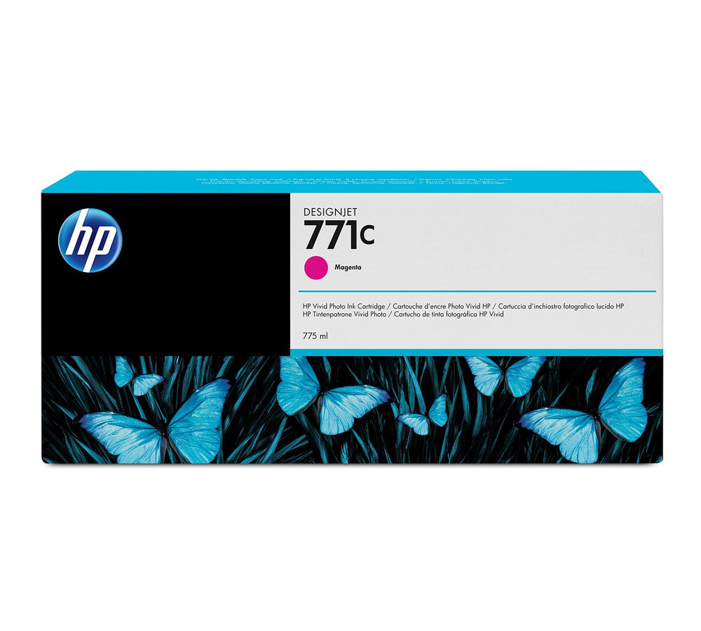 Inkoustová náplň HP 771C purpurová (B6Y09A)
