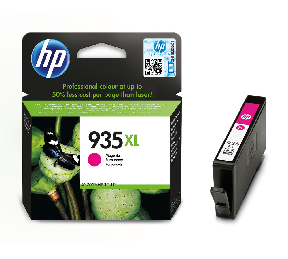 Inkoustová náplň HP 935XL purpurová (C2P25AE)
