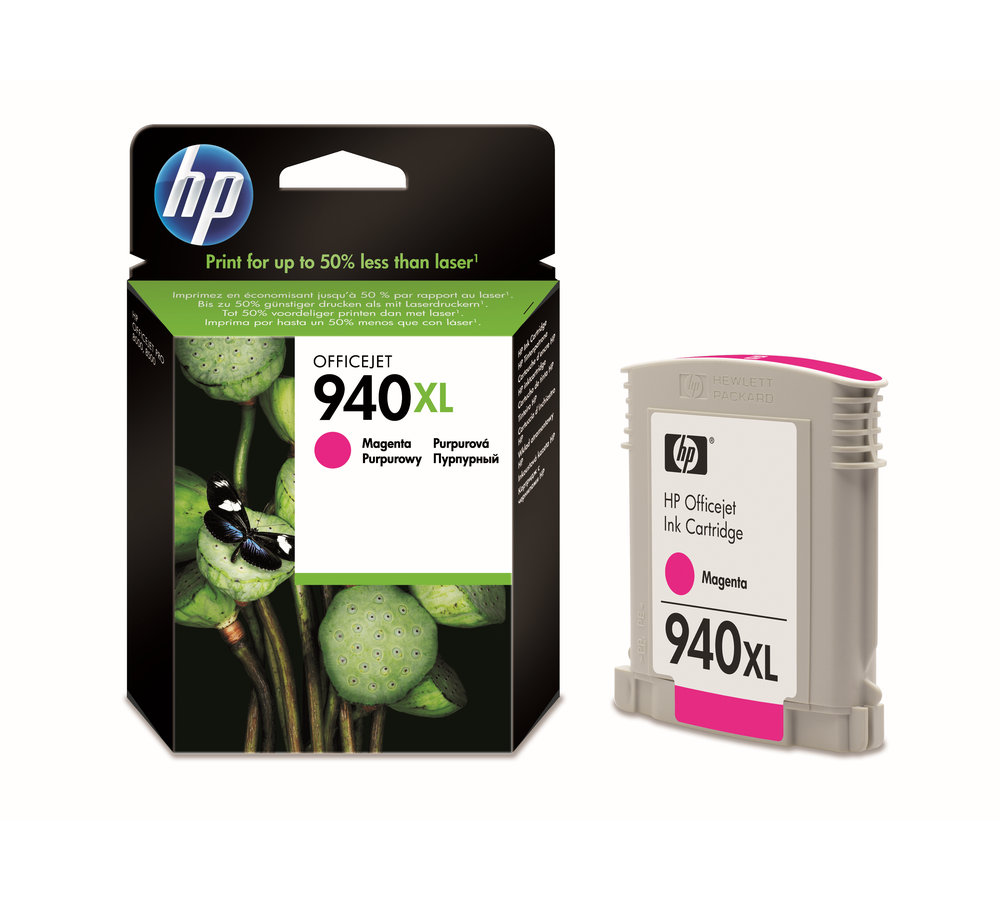 Inkoustová náplň HP 940XL purpurová (C4908AE)