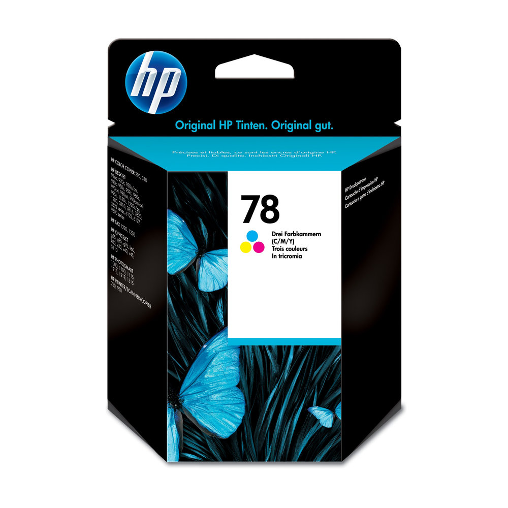 Inkoustová náplň HP 78 tříbarevná (C6578D)