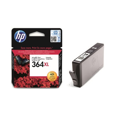 Inkoustová náplň HP 364XL fotografická černá (CB322EE)