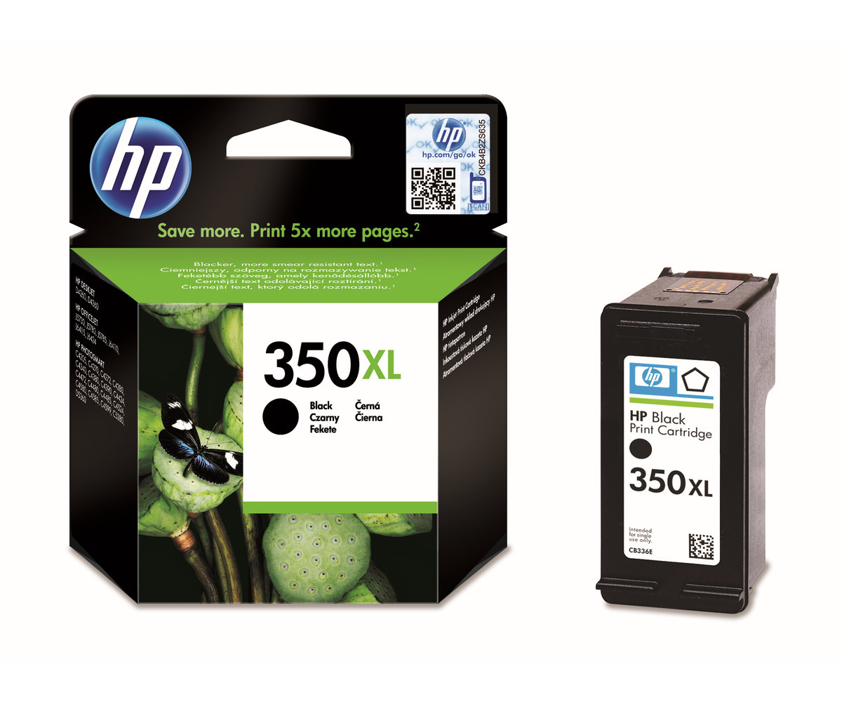 Inkoustová náplň HP 350XL černá (CB336EE)