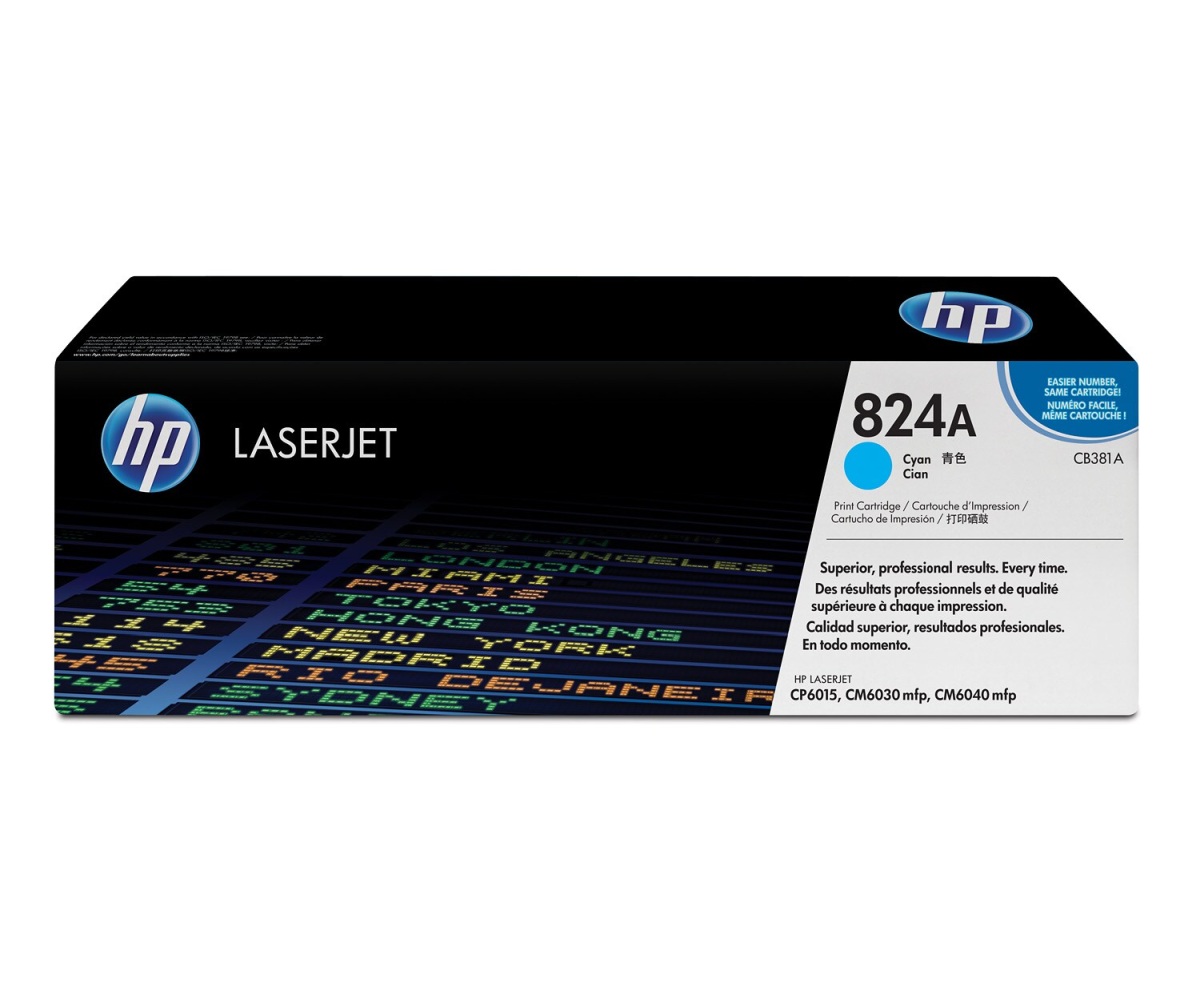 Toner do tiskárny HP 824A azurový (CB381A)