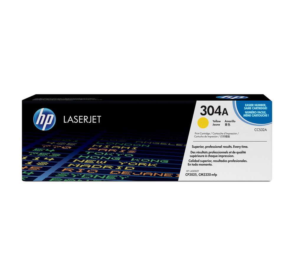 Toner do tiskárny HP 304A žlutý (CC532A)