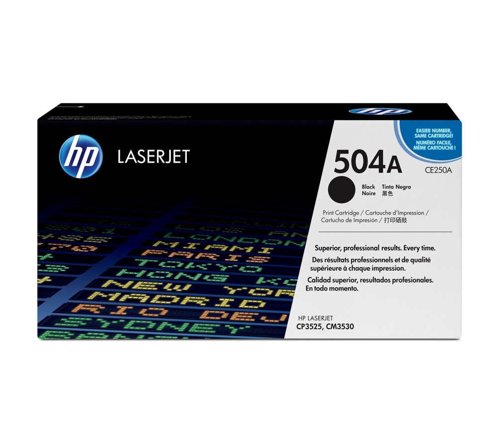 Toner do tiskárny HP 504A černý (CE250A)