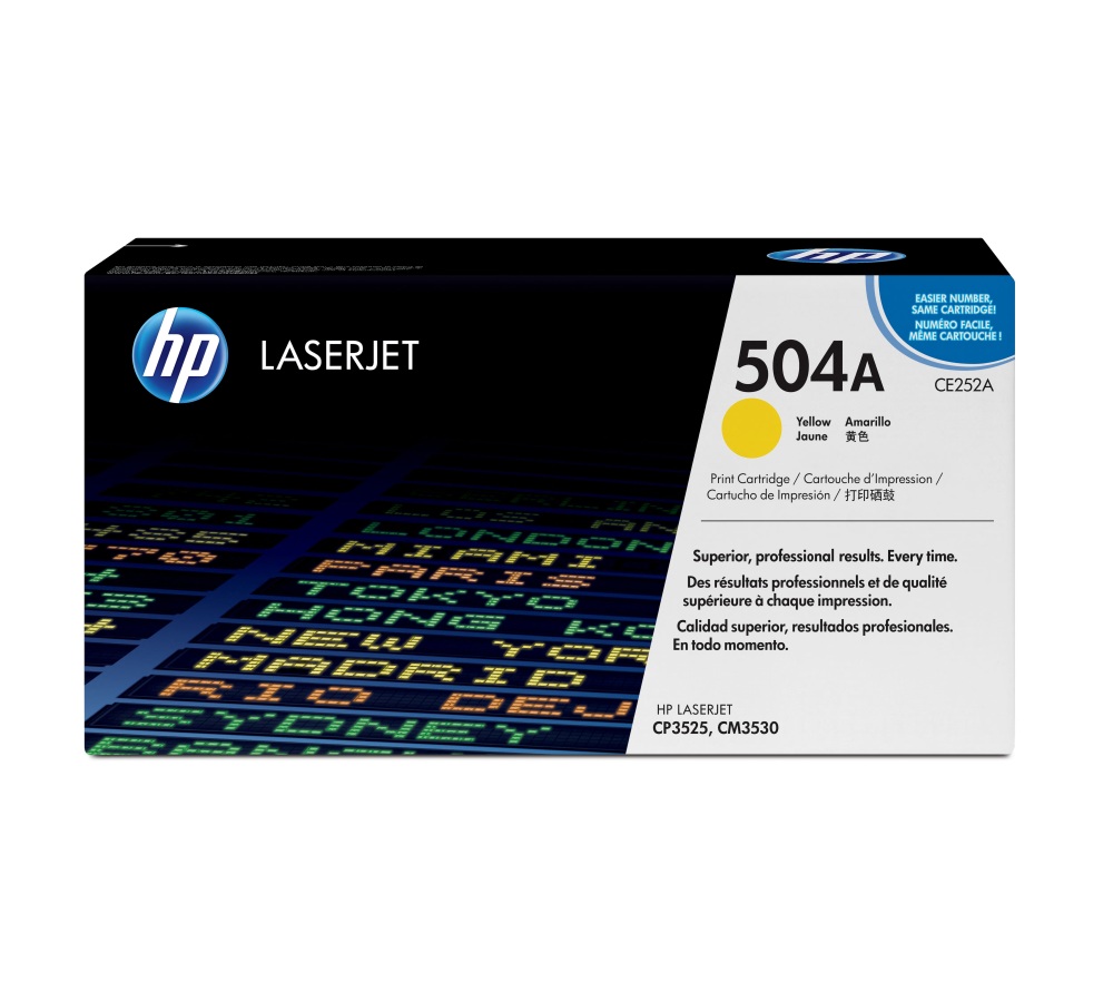 Toner do tiskárny HP 504A žlutý (CE252A)