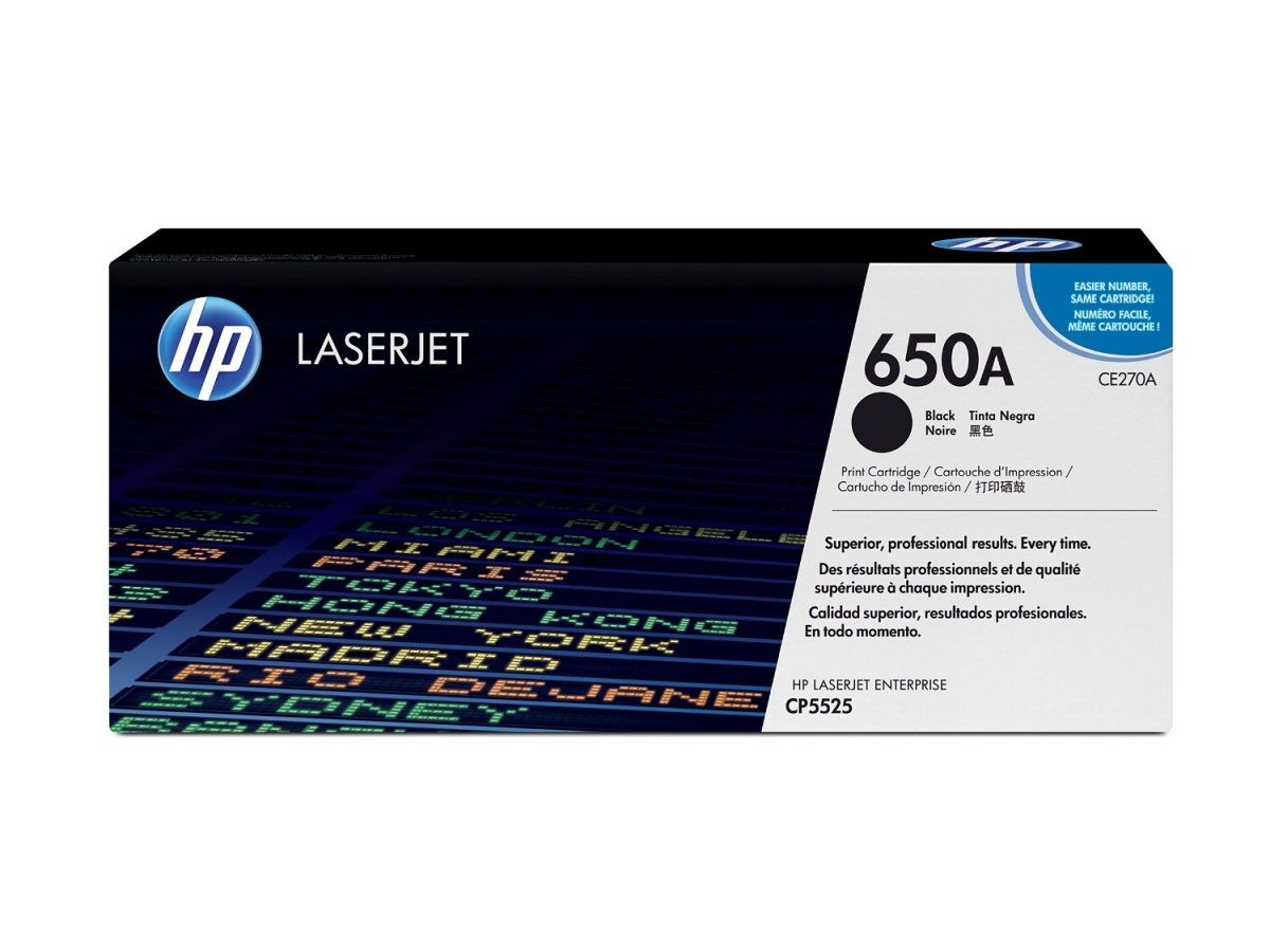 Toner do tiskárny HP 650A černý (CE270A)