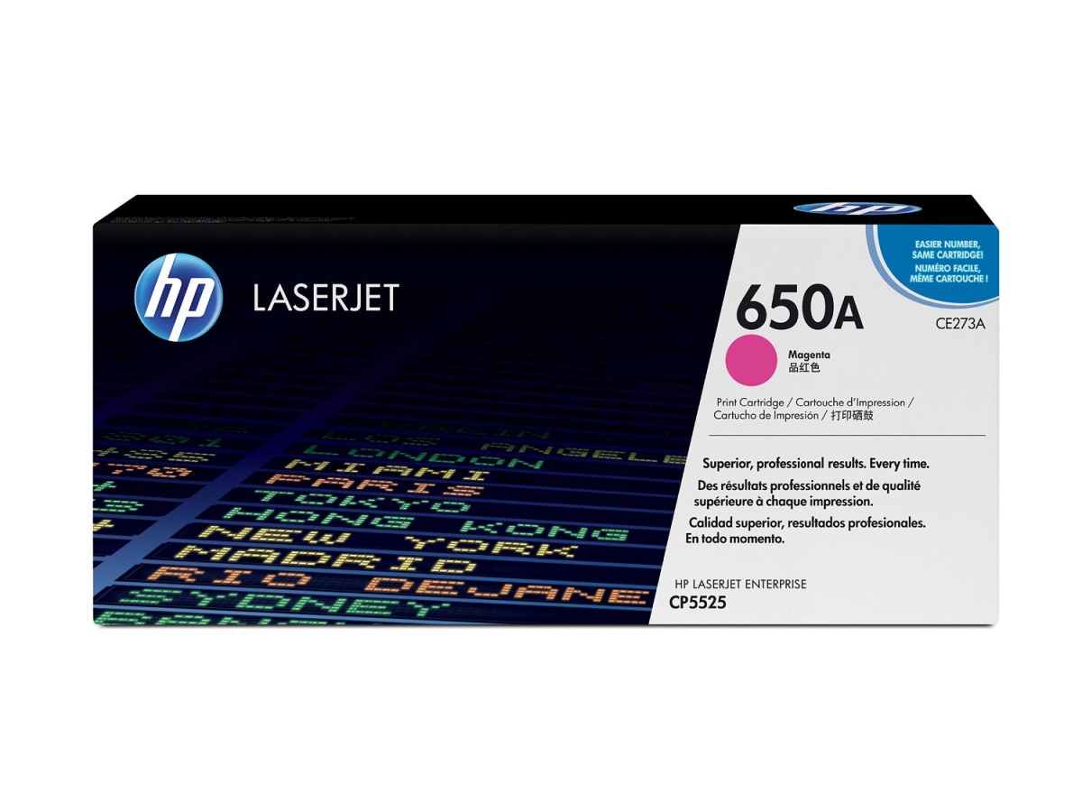 Toner do tiskárny HP 650A purpurový (CE273A)