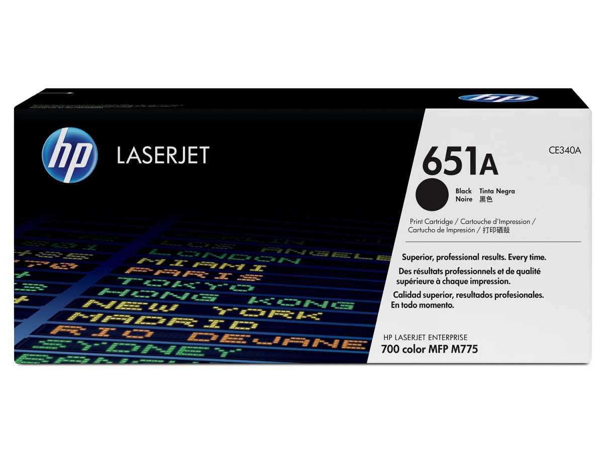 Toner HP 651A černý (CE340A)