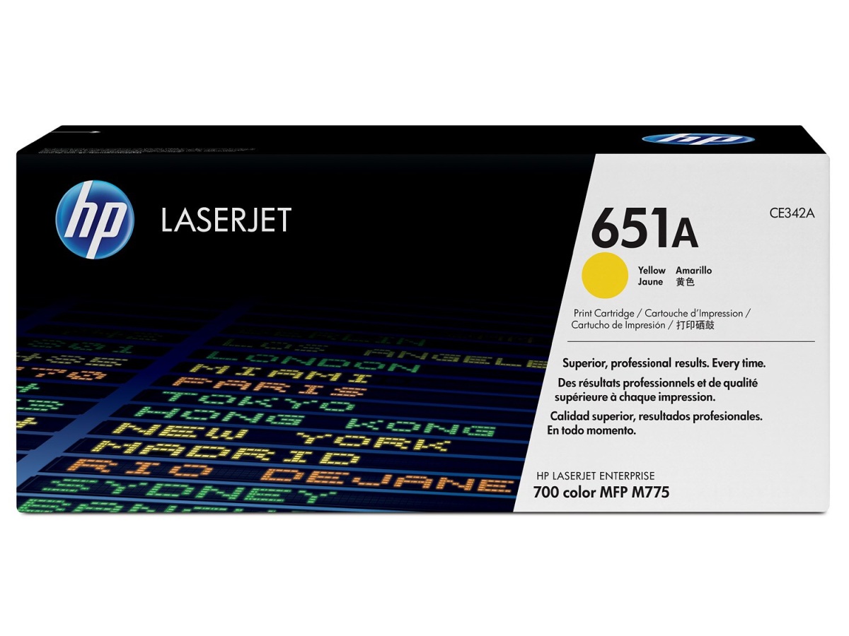 Toner do tiskárny HP 651A žlutý (CE342A)