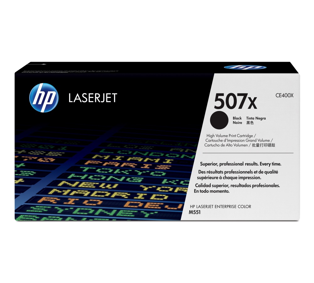 Toner HP 507X černý (CE400X)