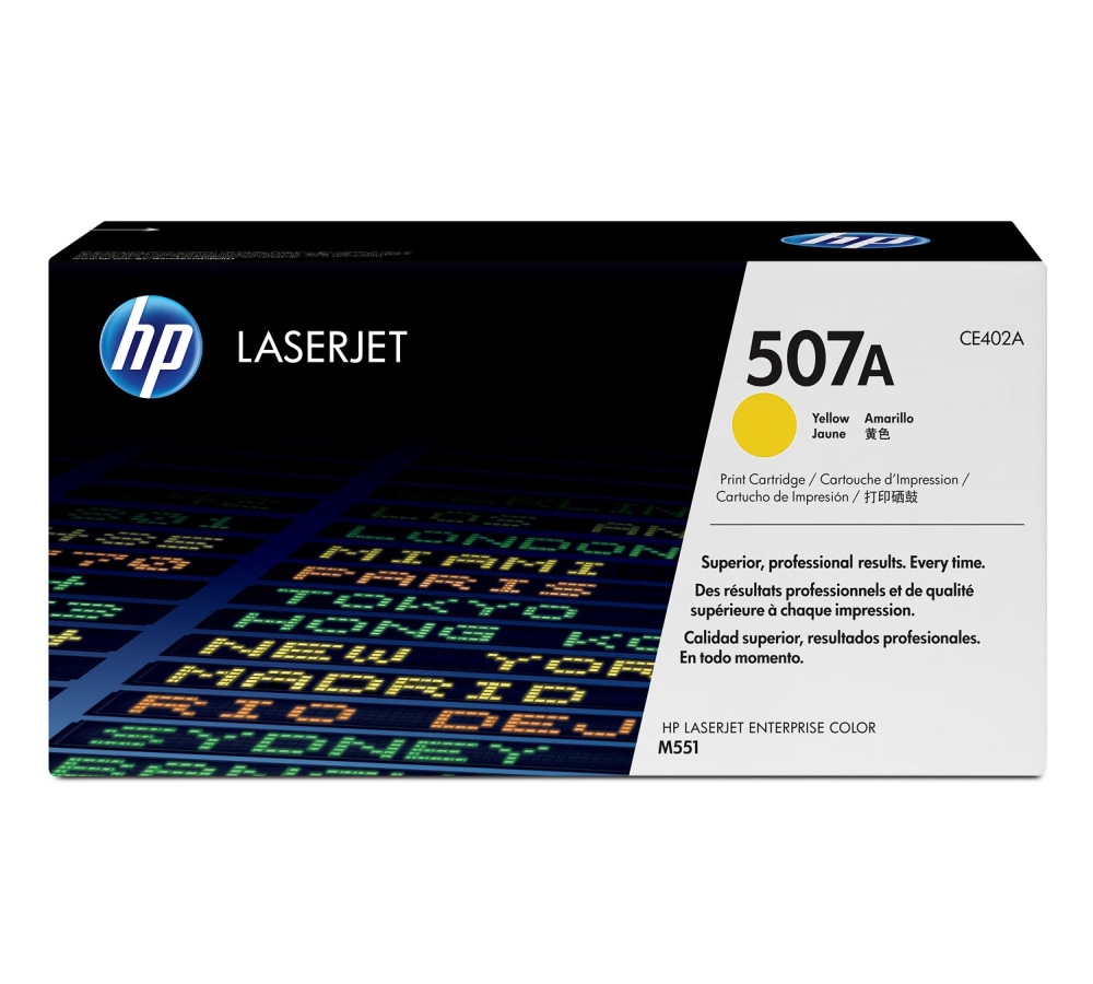 Toner do tiskárny HP 507A žlutý (CE402A)