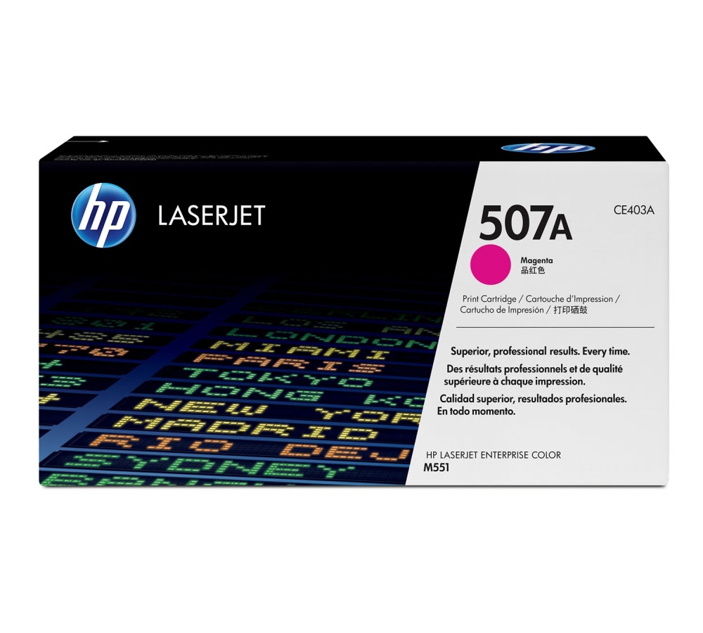 Toner do tiskárny HP 507A purpurový (CE403A)