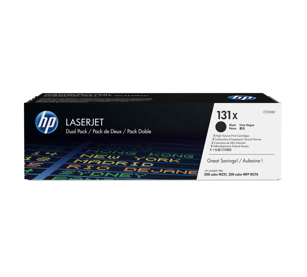 Toner do tiskárny HP 131X černý, dvojbalení (CF210XD)