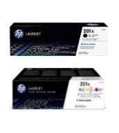 Toner HP 201X azurový, purpurový, žlutý + černý (CF253XM-CF400X)
