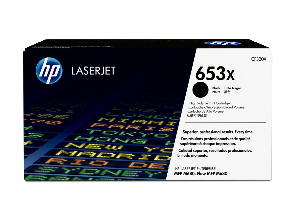 Toner do tiskárny HP 653X černý (CF320X)