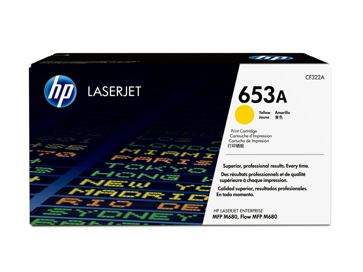 Toner do tiskárny HP 653A žlutý (CF322A)