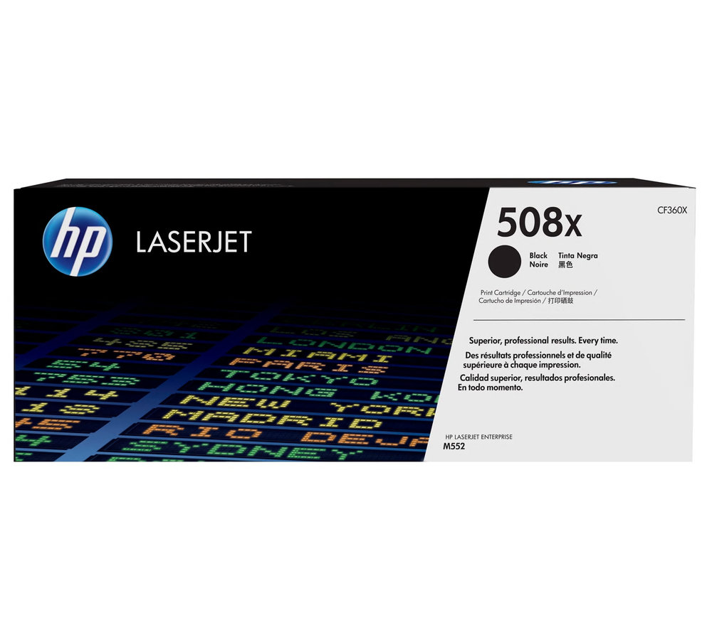 Toner HP 508X černý (CF360X)