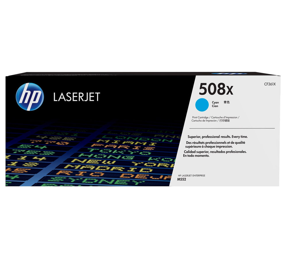 Toner HP 508X azurový (CF361X)