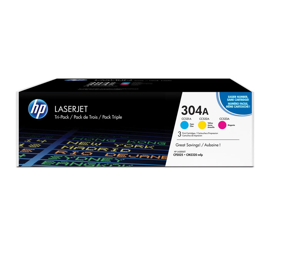 Toner HP 304A kombinované balení (CF372AM)