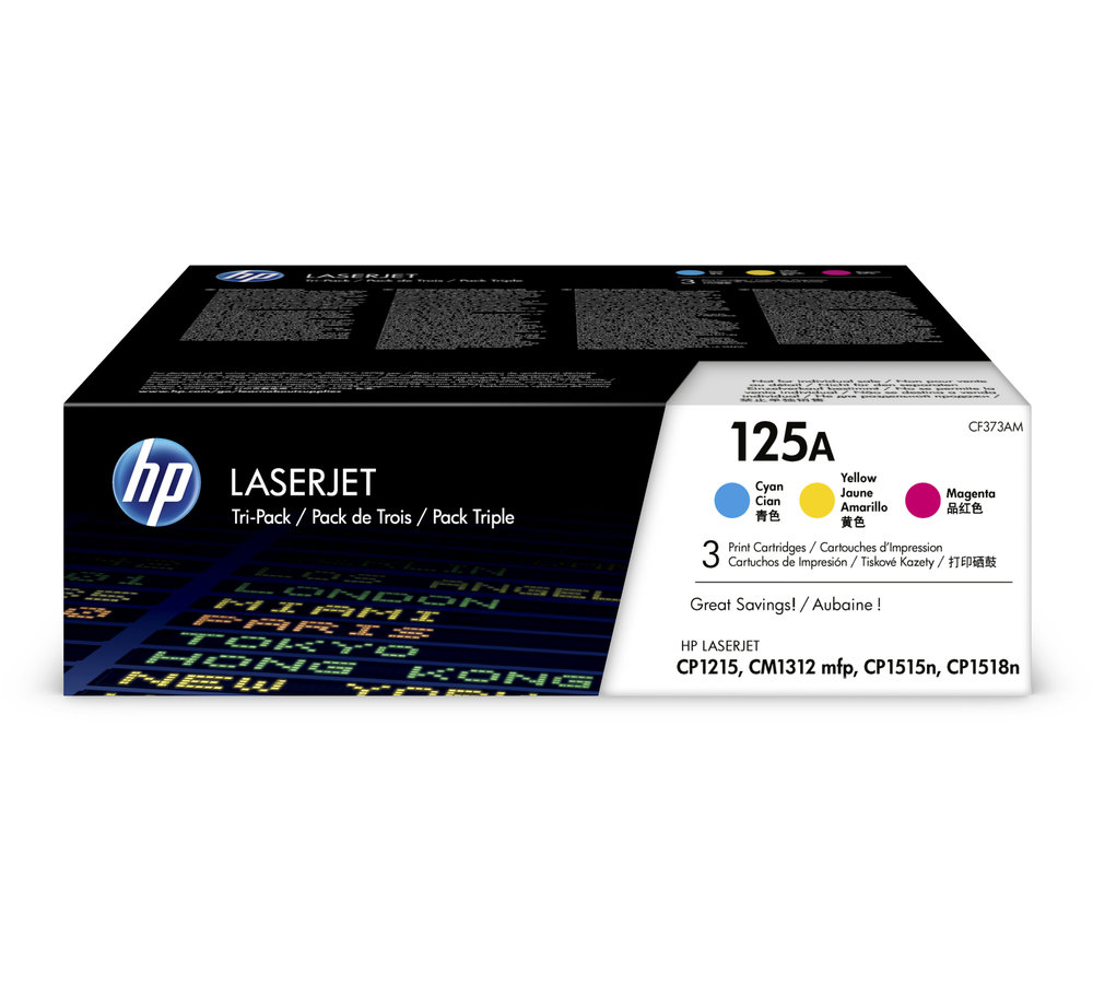 Toner HP 125A kombinované balení (CF373AM)