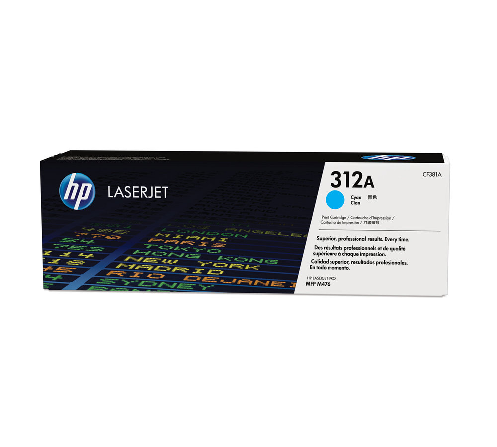 Toner do tiskárny HP 312A azurový (CF381A)